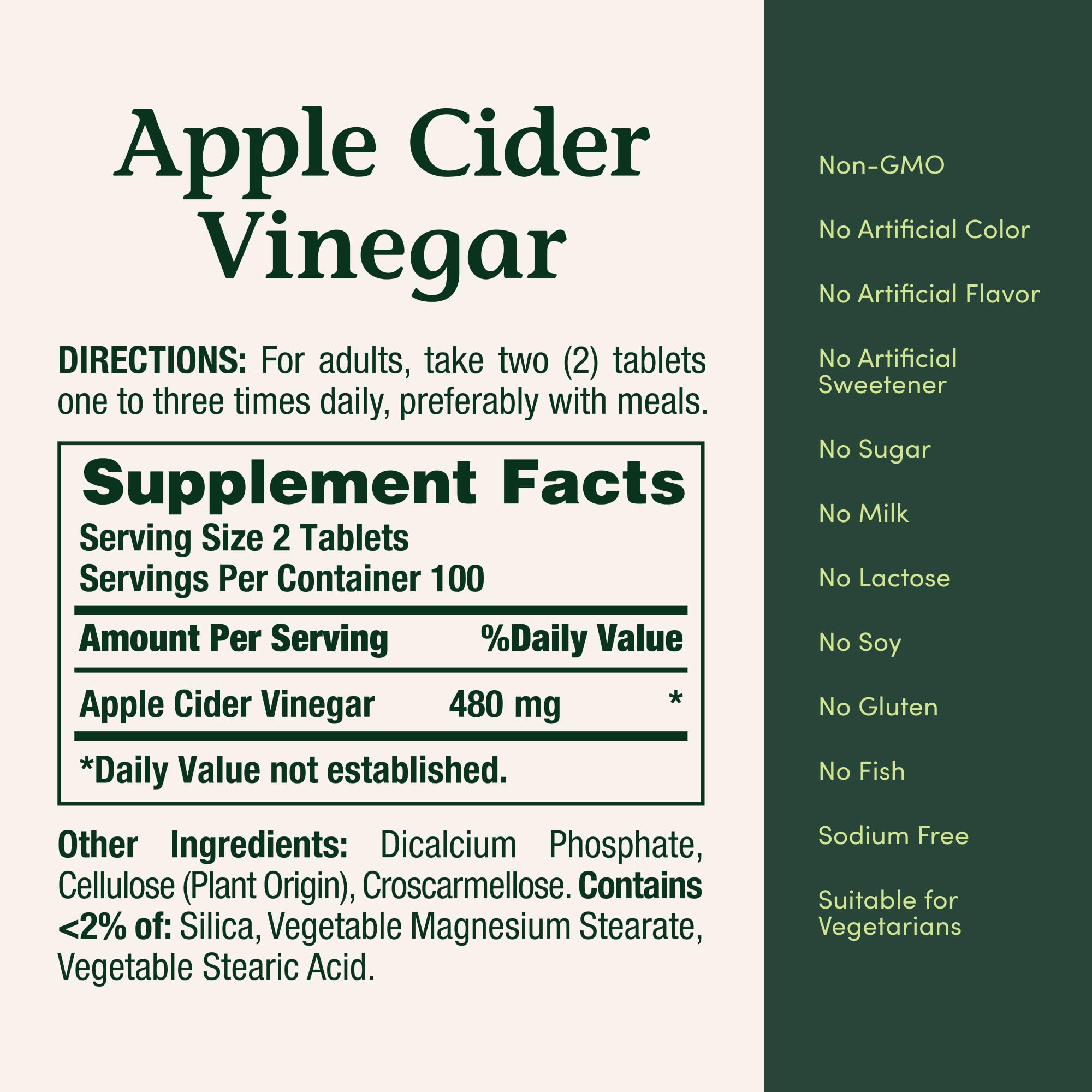 Nature's Bounty fermented apple ingredient visual representing natural production method