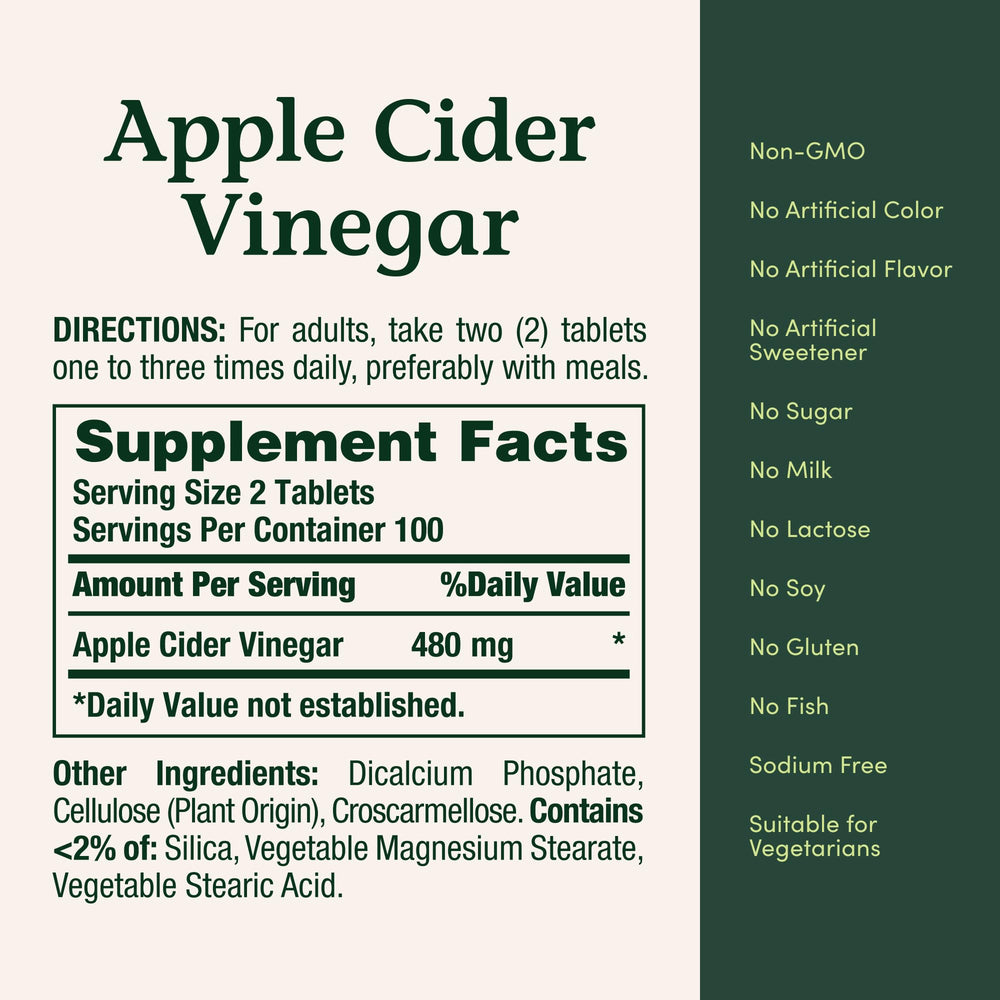 Nature's Bounty fermented apple ingredient visual representing natural production method