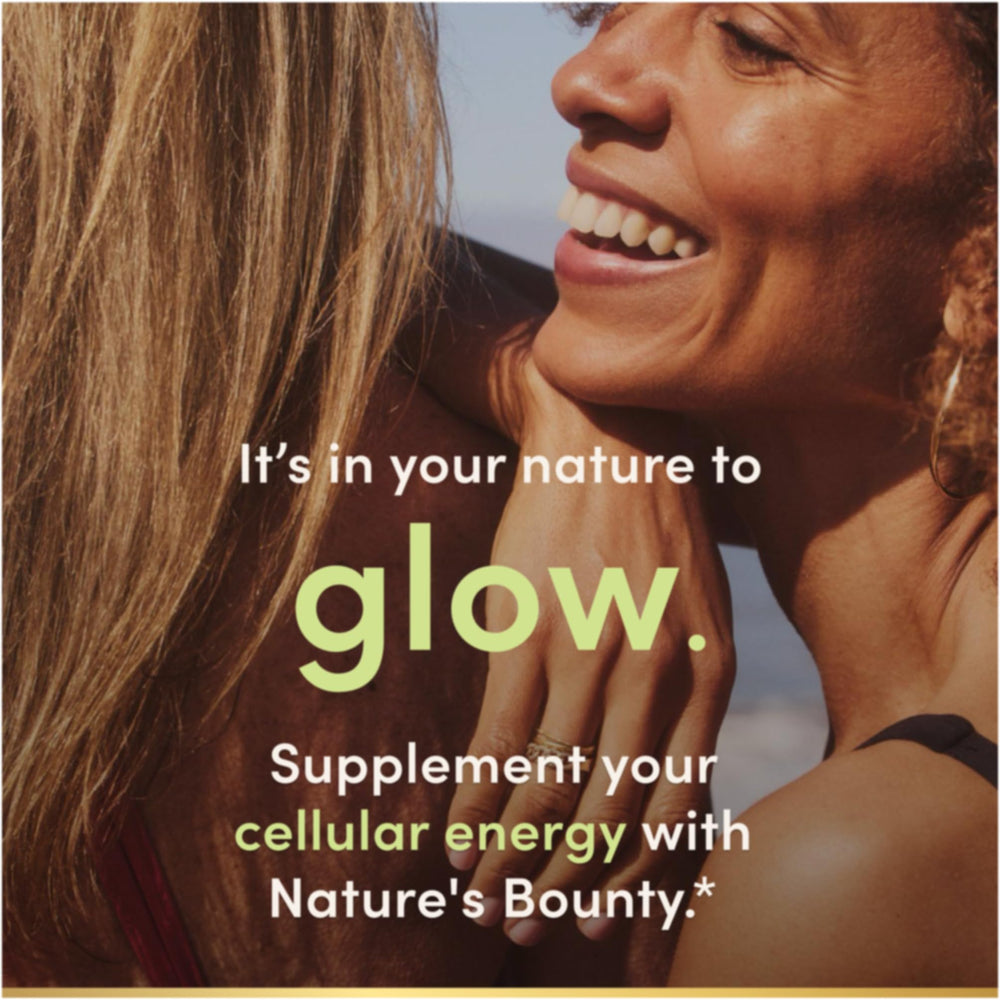 Biotin supports energy metabolism as part of daily nutrition from Nature's Bounty.