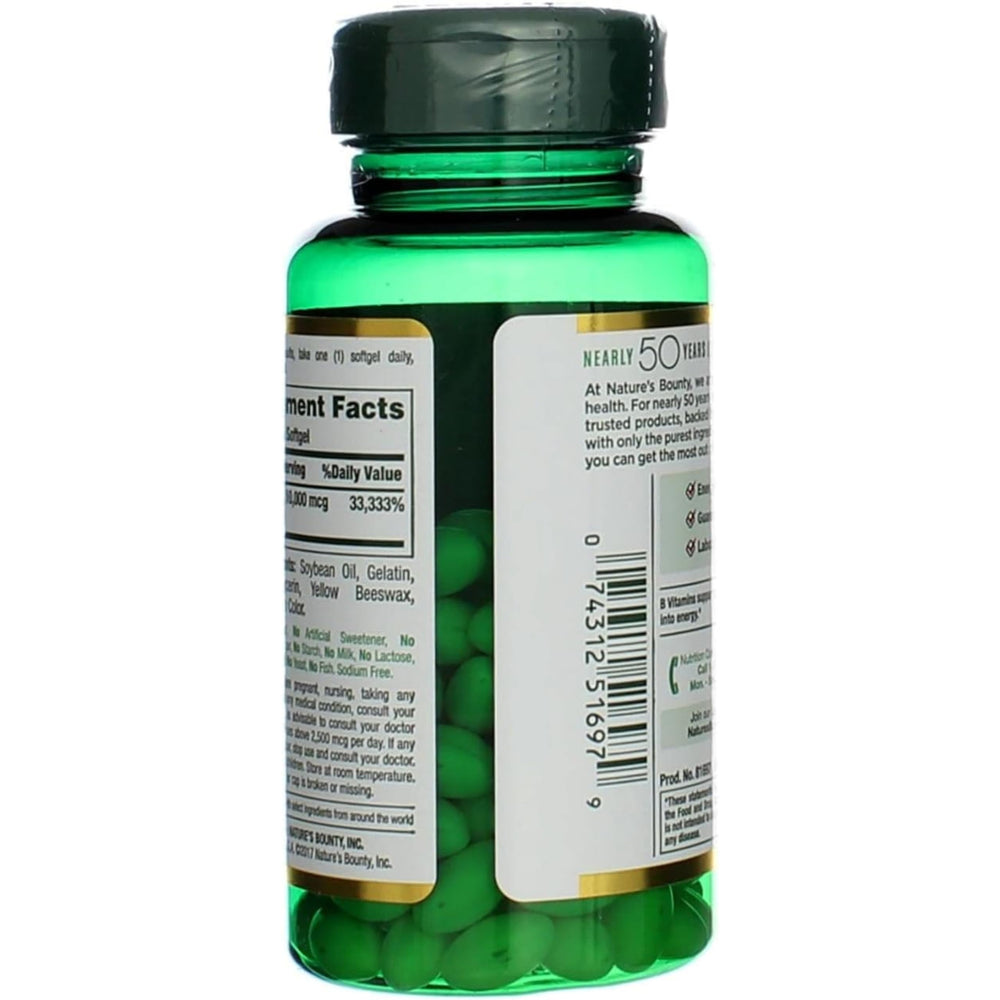 Nature's Bounty Biotin two-pack provides ongoing supplementation.