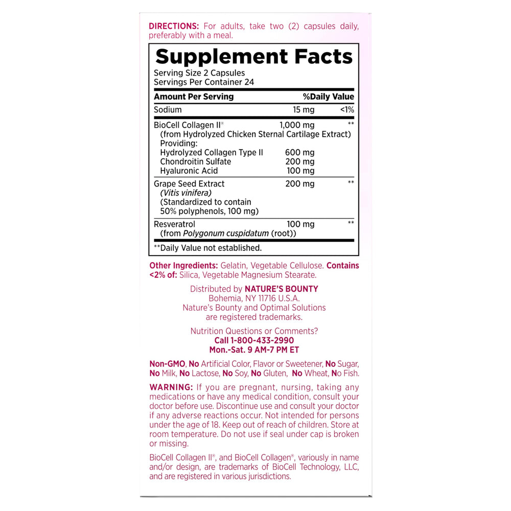 Capsules beside a glass of water for hydration and skin nourishment.