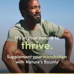 Nature's Bounty Chromium Picolinate label highlighting non-GMO and quality standards.