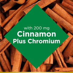 Capsules added to a meal with Nature's Bounty Cinnamon Plus Chromium.