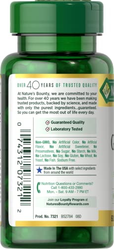 Nature's Bounty bottle setup illustrates daily use ritual