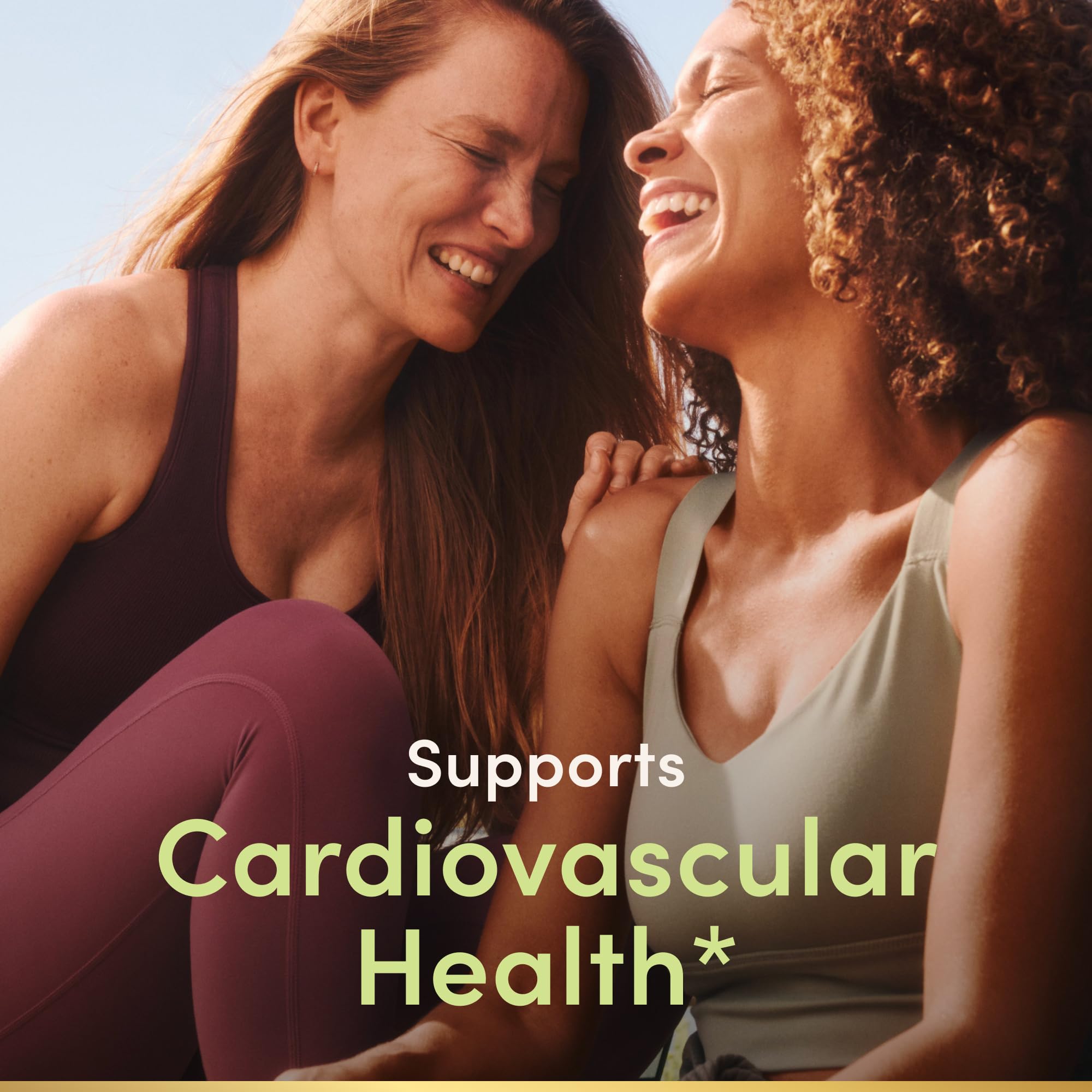 Close-up of Nature's Bounty folic acid label emphasizing supplement ingredients and heart health.