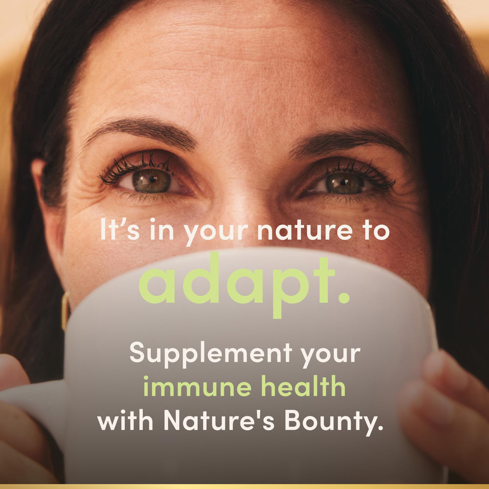 Vitamin B12 note on Nature's Bounty Ginseng Complex bottle for energy support