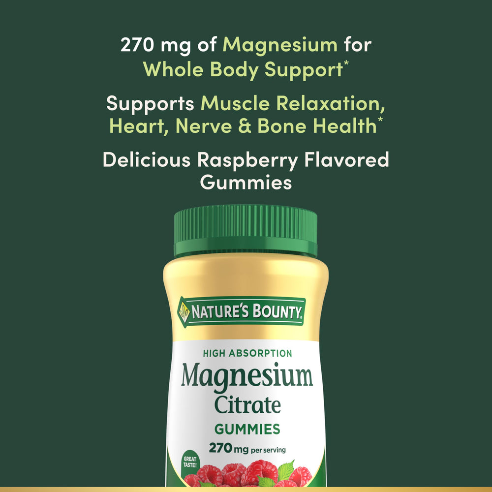 Serving illustration depicts three gummies as a daily dose.