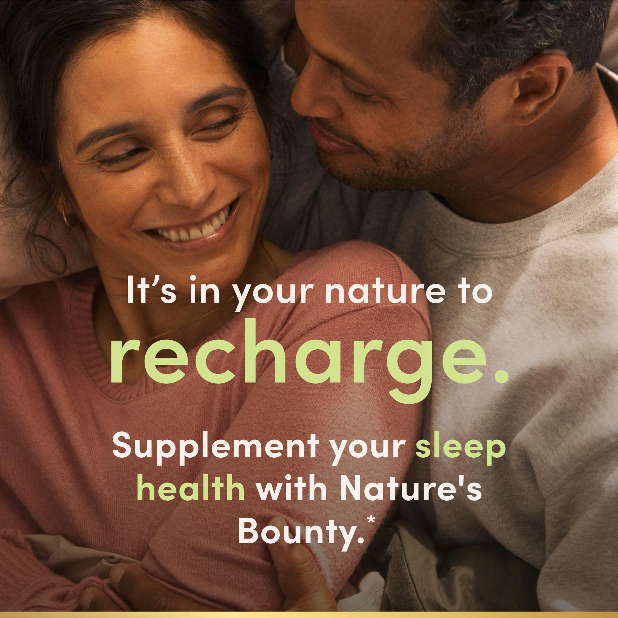 Gluten-free label on Nature's Bounty Melatonin packaging highlighting dietary compatibility