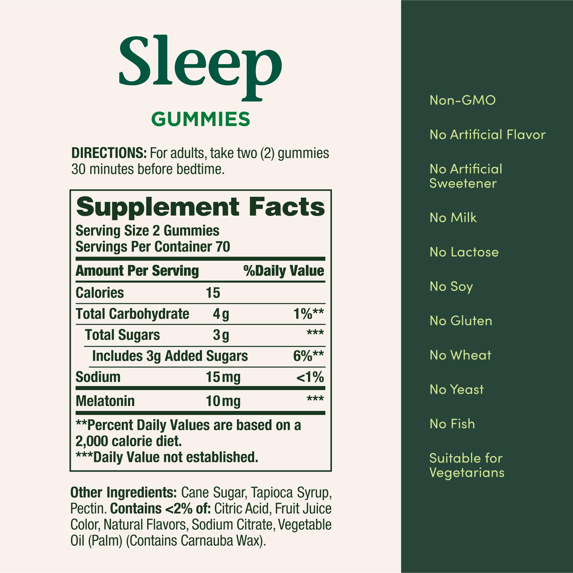 Soft blue gummies highlight flavor and sleep support