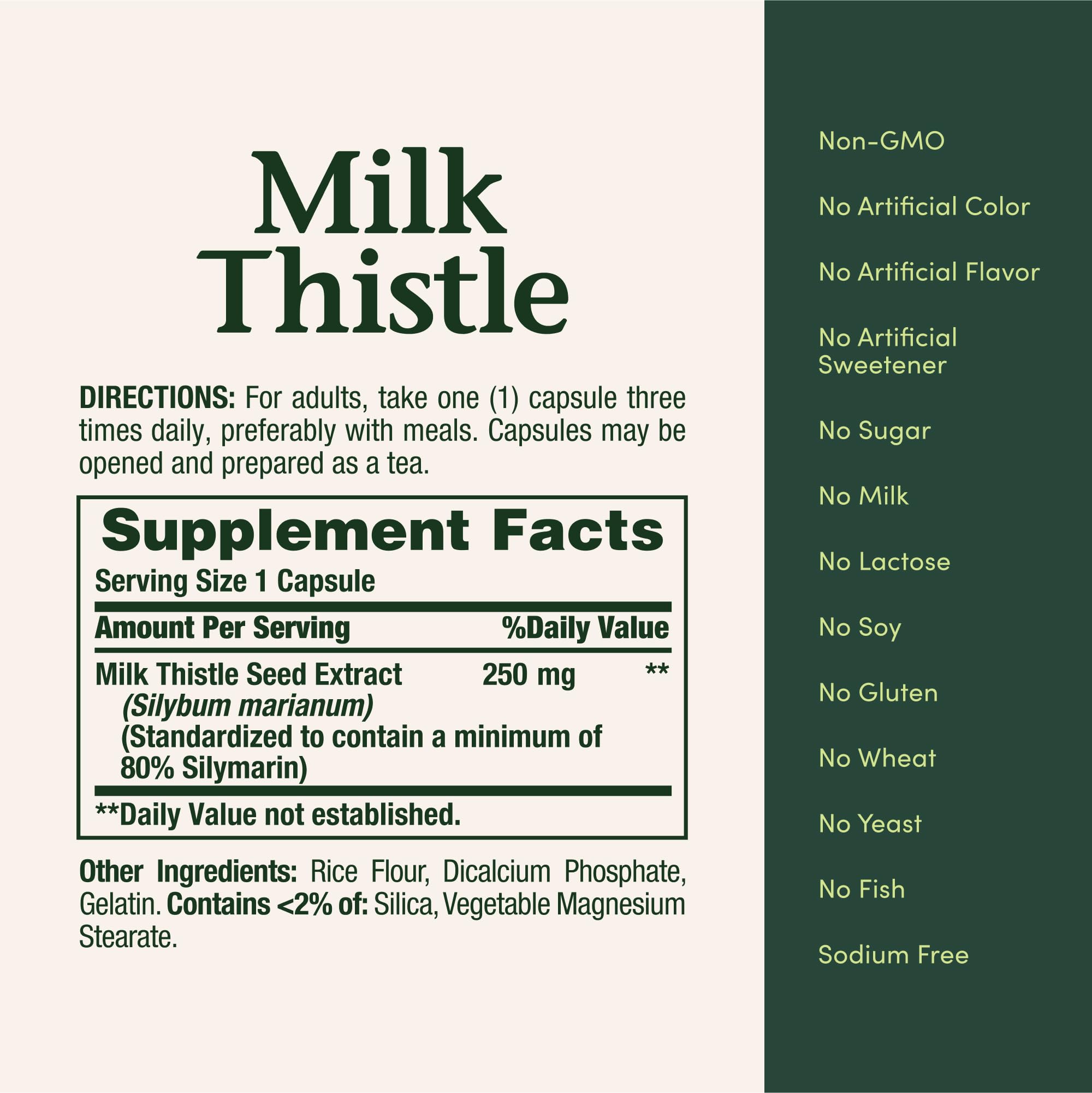 Nature's Bounty Milk Thistle bottle on a kitchen counter for daily routine