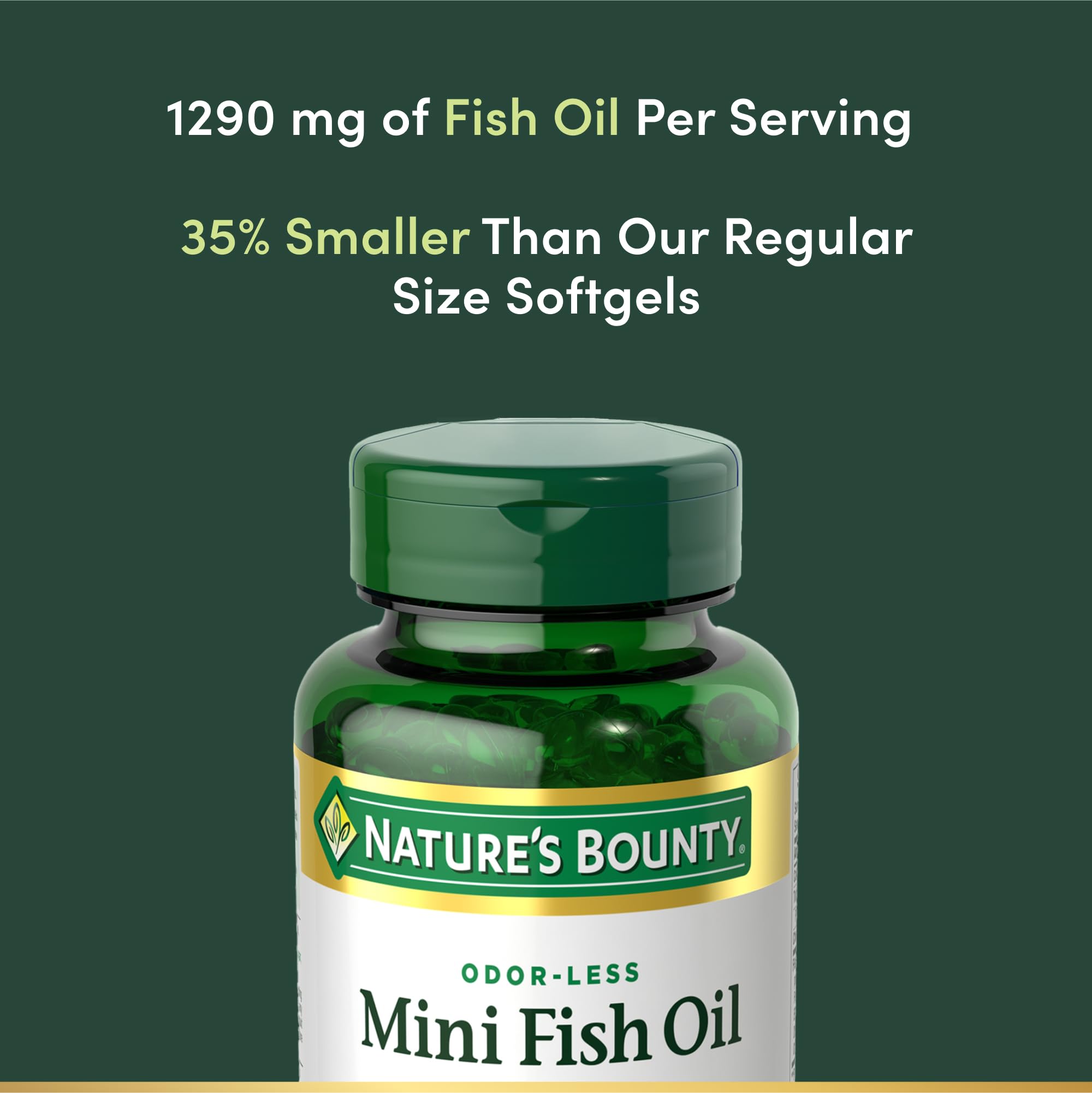 Purified omega-3 capsules with mercury-free formula for daily use.