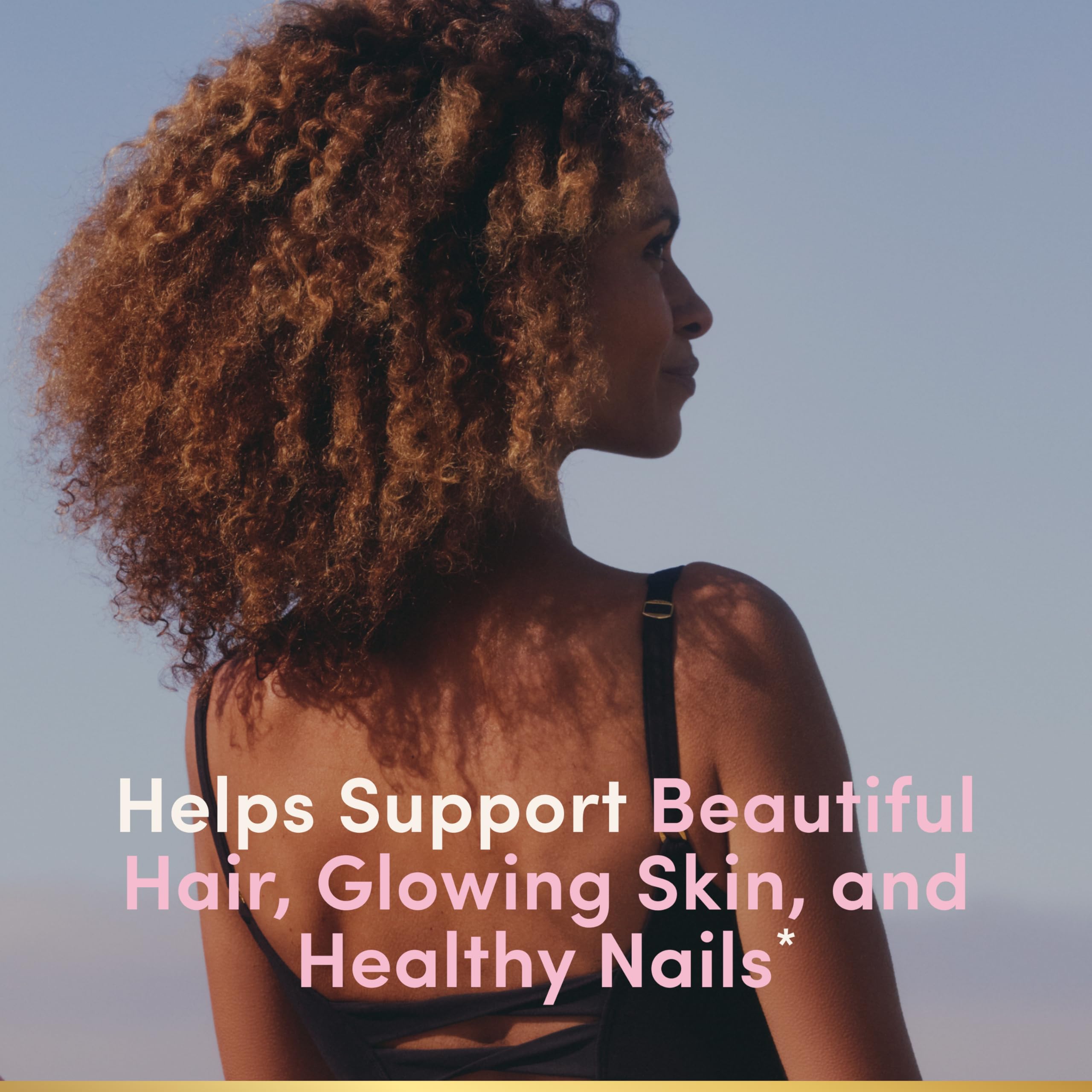 Nature's Bounty Advanced Hair Skin Nails gummies close-up highlighting pectin base