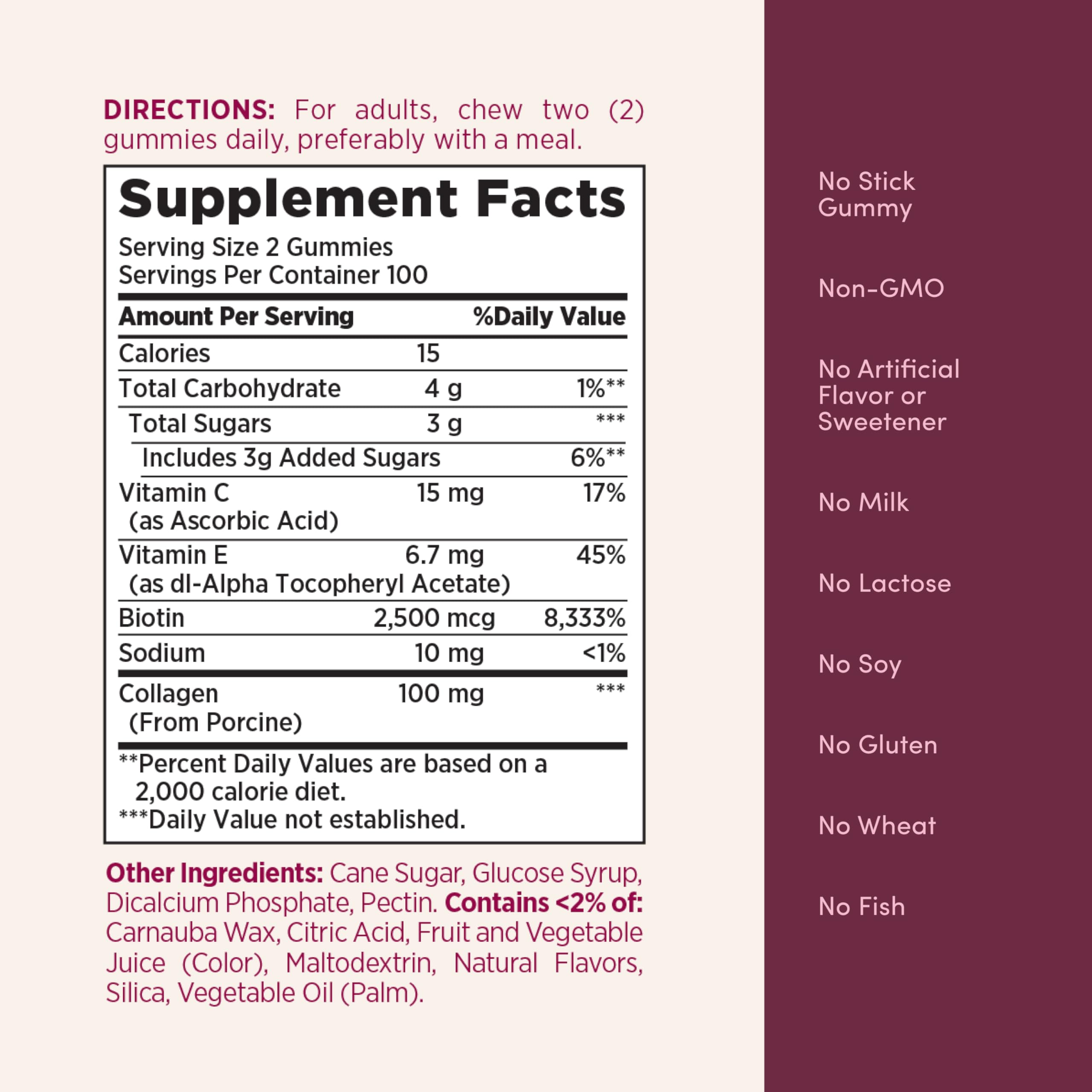 Nature's Bounty Optimal Solutions box packaging showcases trusted beauty supplement