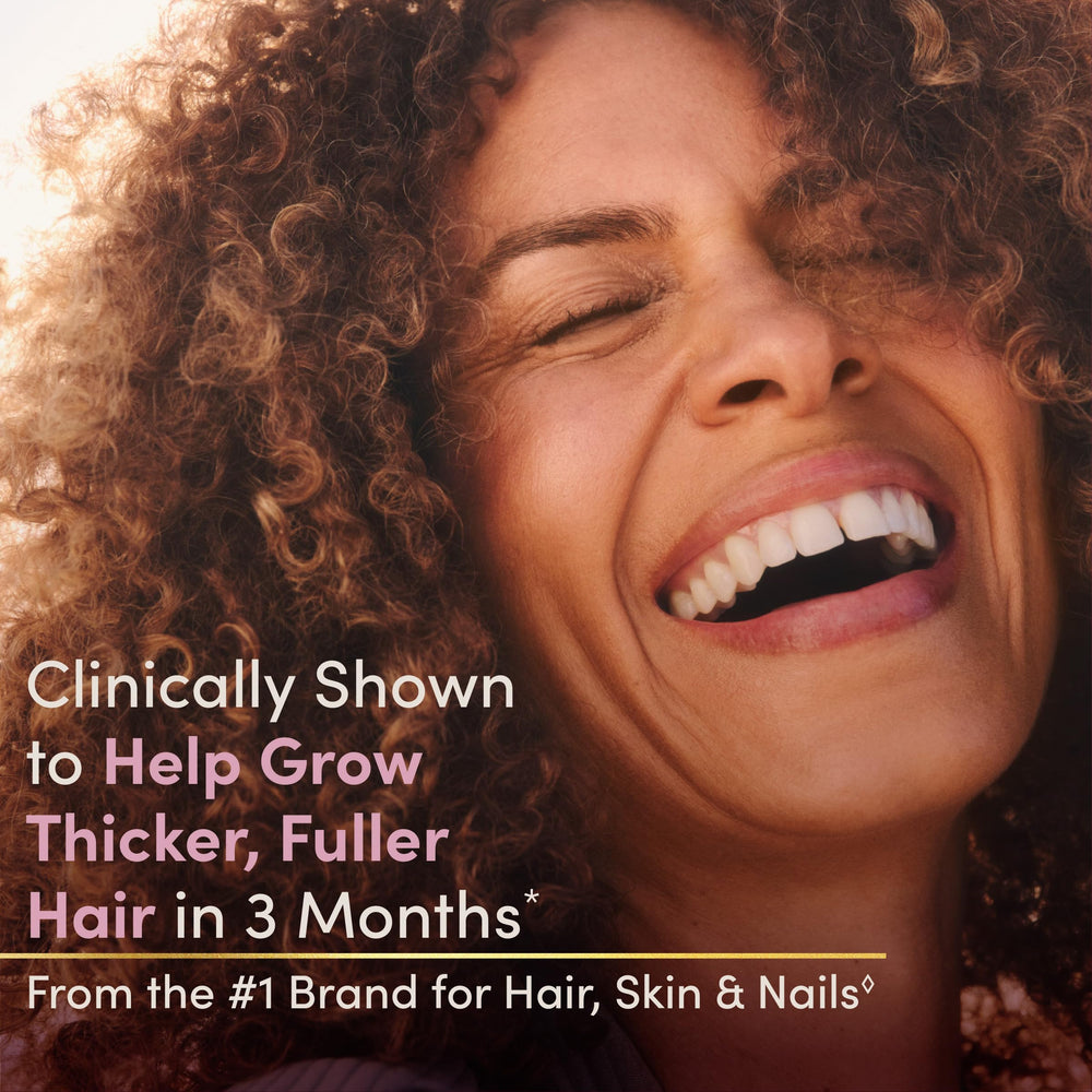 Nature's Bounty Optimal Solutions Hair Growth capsules for easy daily use supporting existing hair growth.