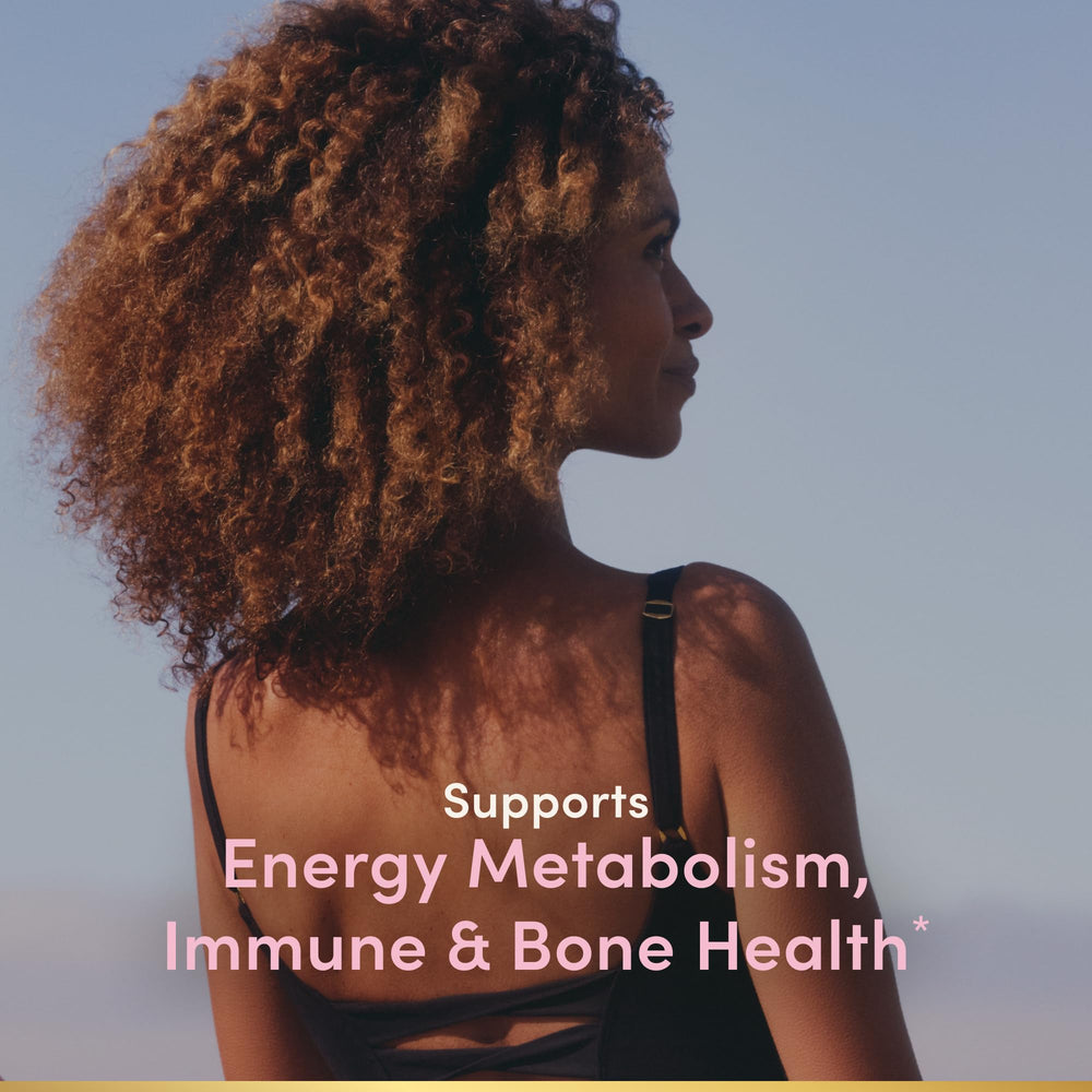 Two raspberry gummies from Nature's Bounty Optimal Solutions for daily wellness
