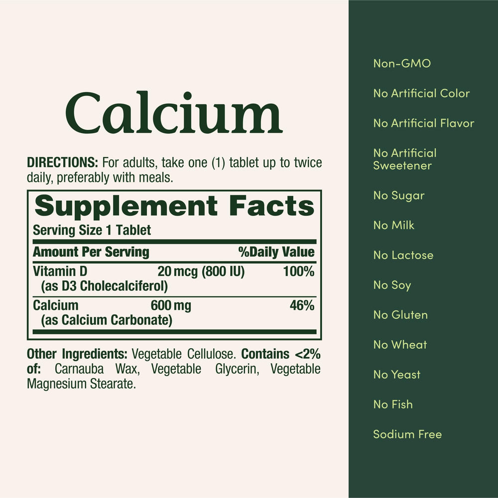 Nature's Bounty packaging highlights 250 tablets for monthly use.