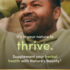 Nature's Bounty preservative-free label emphasizes clean formula