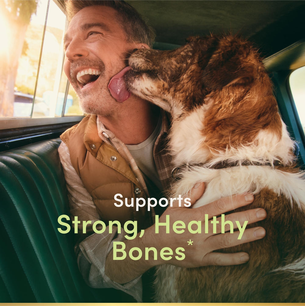 Closeup of D3 softgels showing easy daily intake.