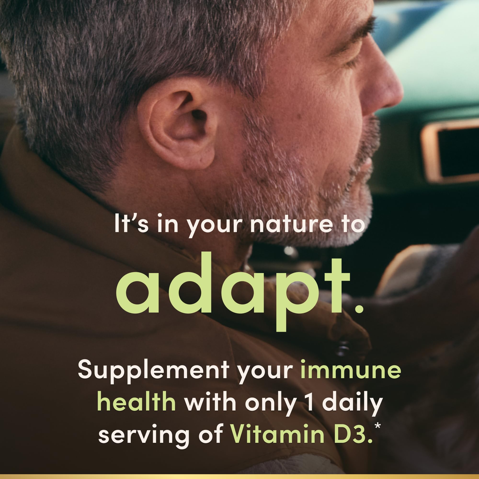 Nature's Bounty Vitamin D3 year-round support visual