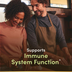 Close-up of Nature’s Bounty Zinc 50mg caplets highlighting high potency.