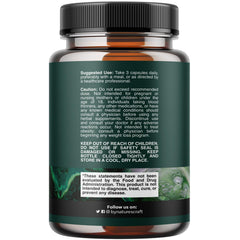 Natures Craft Digestive Enzymes ox bile capsules closeup emphasizes potent enzyme blend