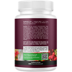 Natures Craft kidney-support capsules close-up, showing herbal blend for daily wellness.
