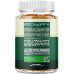 Natures Craft Liver Detox Gummies with artichoke extract emphasize natural cleansing.