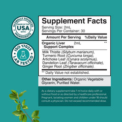Natures Craft Milk Thistle and Artichoke ingredients showcase potent liver support