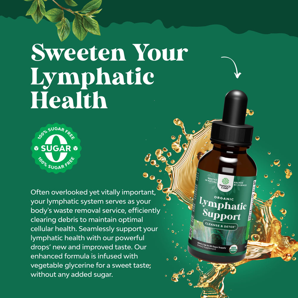 Natures Craft organic Echinacea Goldenseal Red Clover blend on bottle for immune-friendly routines