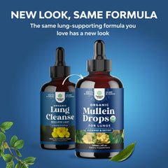 Natures Craft plantain leaf tincture detail emphasizes natural lung cleansing ingredients