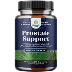Natures Craft Prostate Supplement bottle front signaling urinary support potential.