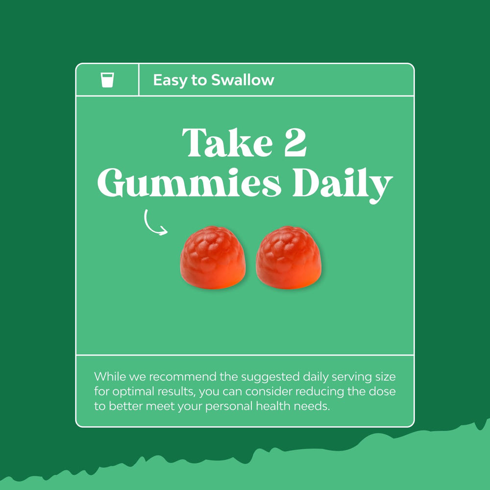 Natures Craft Teen Multivitamin Gummies vitamin icons illustrate A C D E.