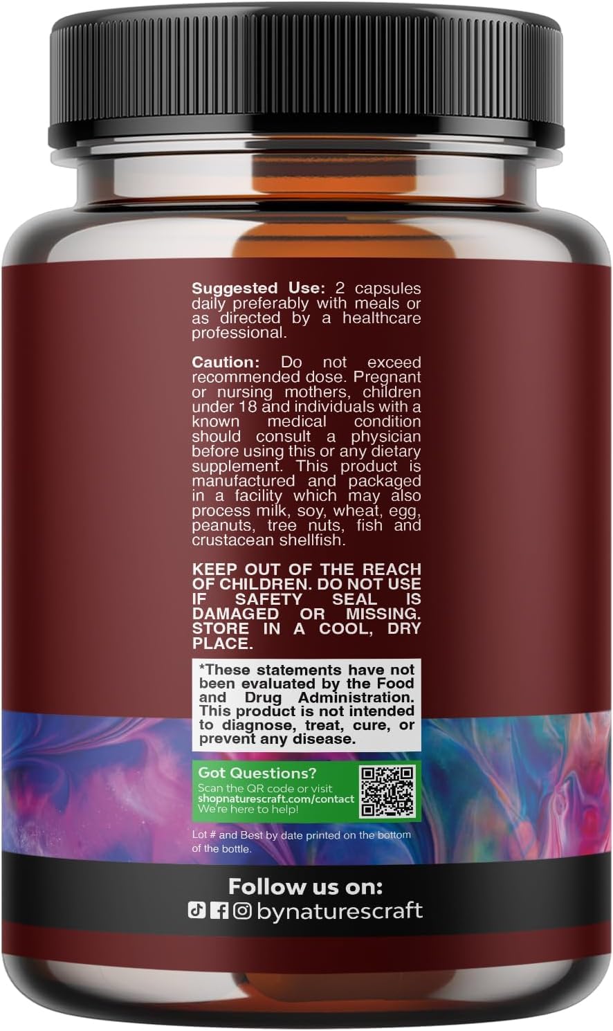 Natures Craft turmeric capsules suggest potential joint comfort support