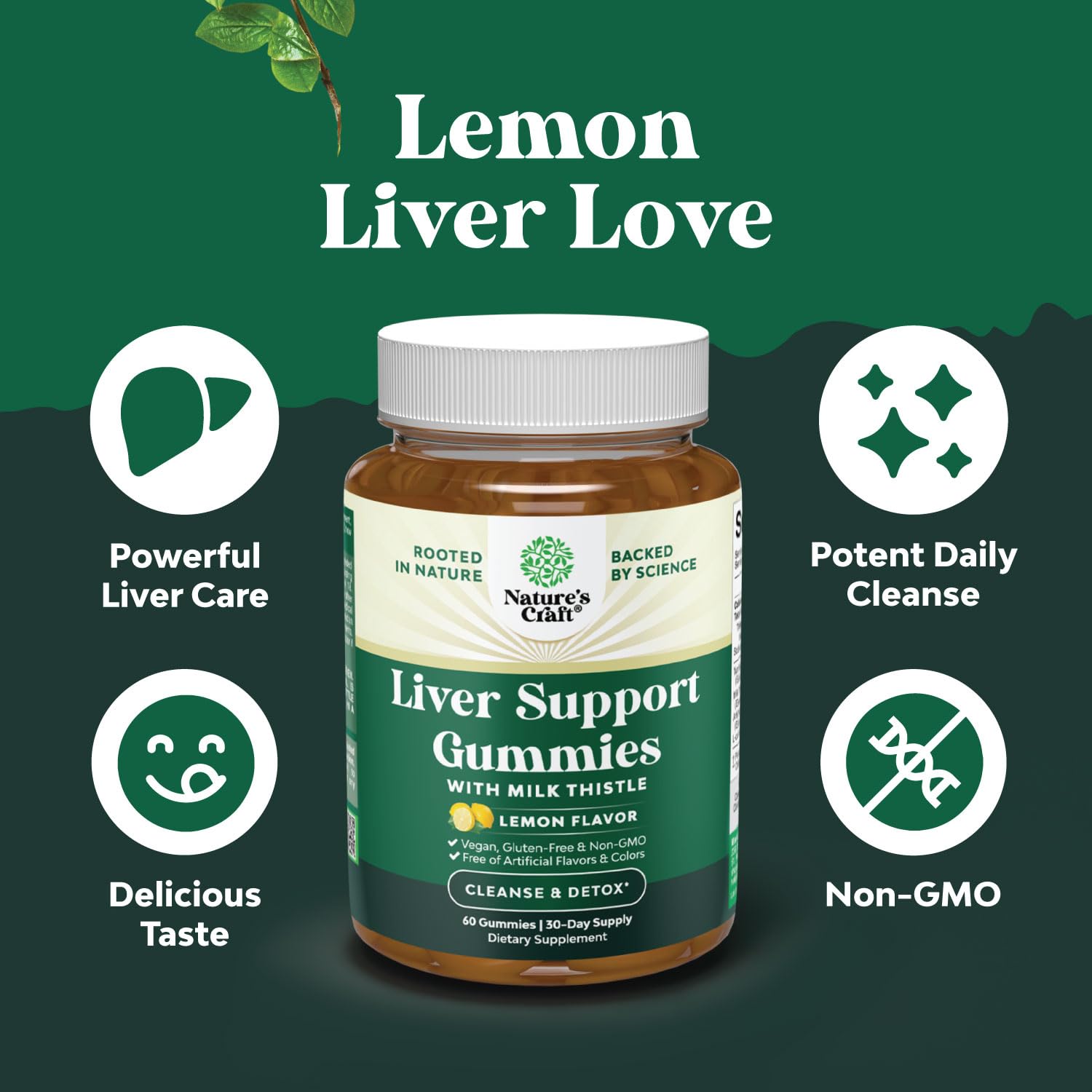 Natures Craft Turmeric Curcumin L-Carnitine gummies highlight antioxidant-rich lifestyle support.