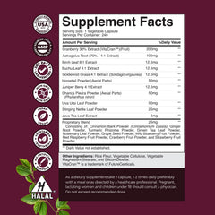Natures Craft urinary tract wellness bottle image suggesting balanced hydration.