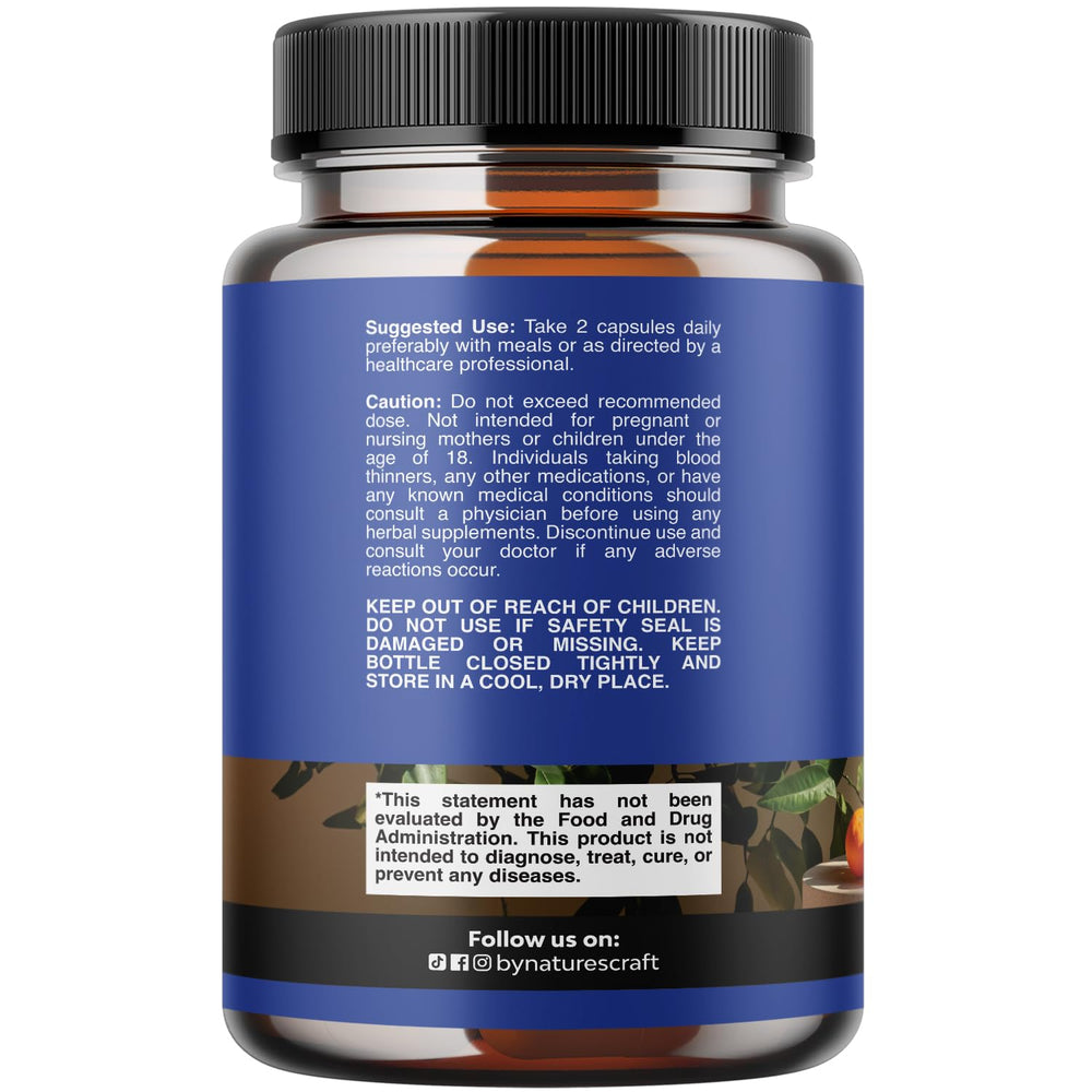 Natures Craft vein support capsules arranged for daily leg wellness.