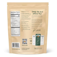Close-up of finely ground almond flour texture ideal for light, moist pastries.