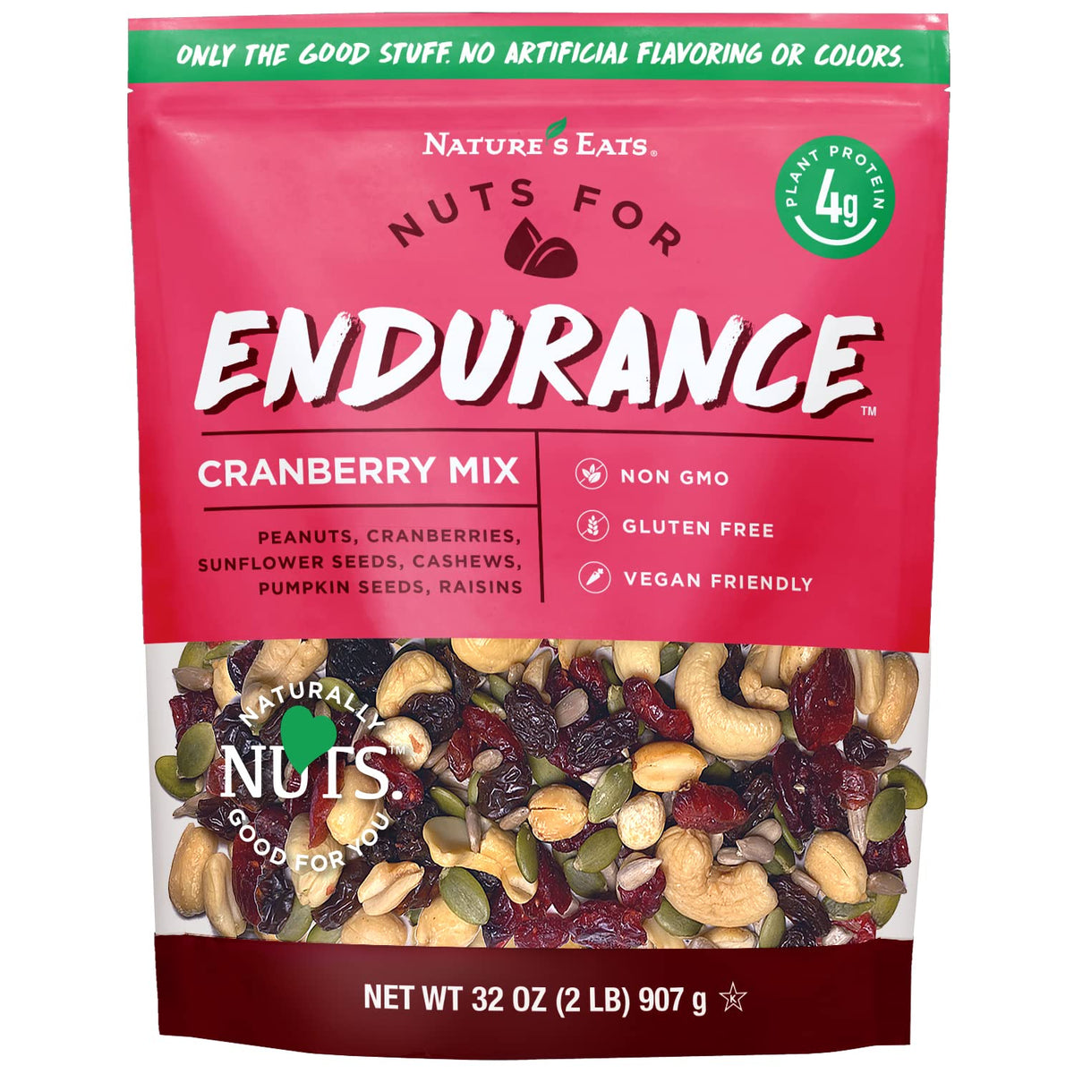 Nature's Eats Endurance Cranberry Mix jar – gluten free snack option