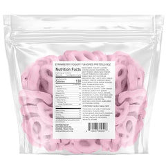 Natures Eats Strawberry Yogurt Pretzels serving idea image, great for sharing.