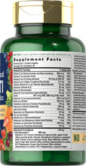 Nature's Fortune coated caplets close-up, smooth coating for easy daily swallowing