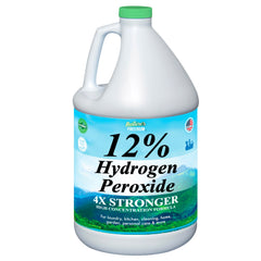 Nature's Freedom 12% hydrogen peroxide bottle for versatile cleaning tasks.