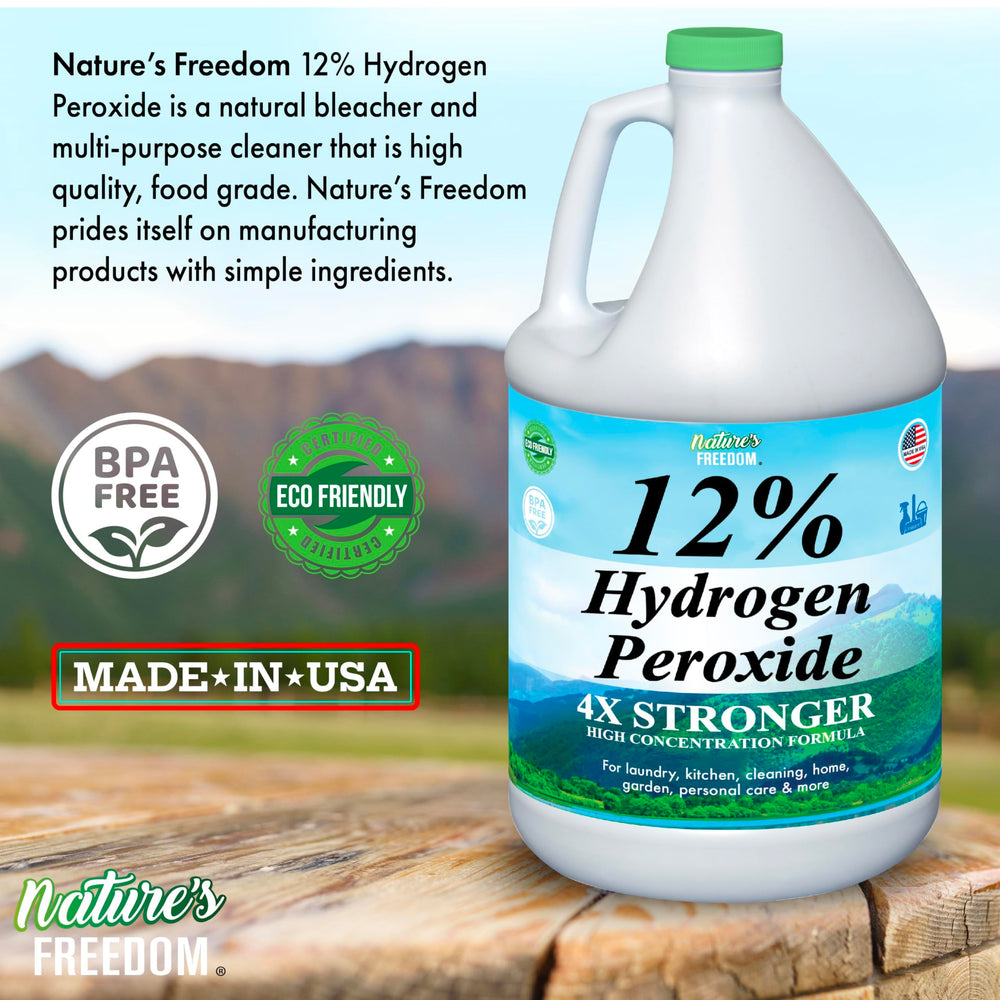 Vent cap close-up on Nature's Freedom bottle highlighting safety design.