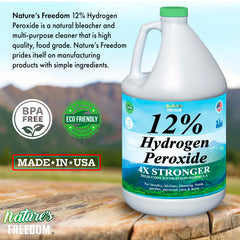 Vent cap close-up on Nature's Freedom bottle highlighting safety design.