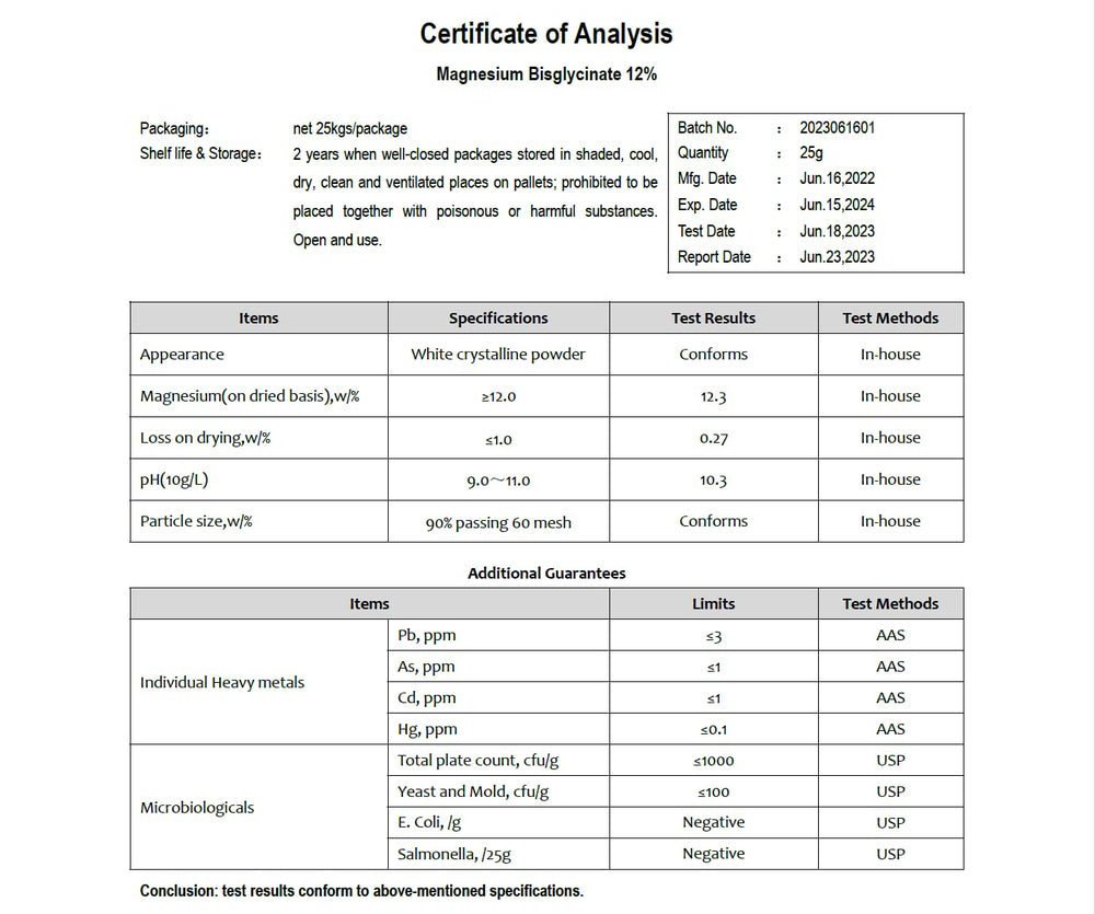 Nature's Fusions Nutri Triple Magnesium Complex ingredients panel showing glycinate, malate, taurinate.