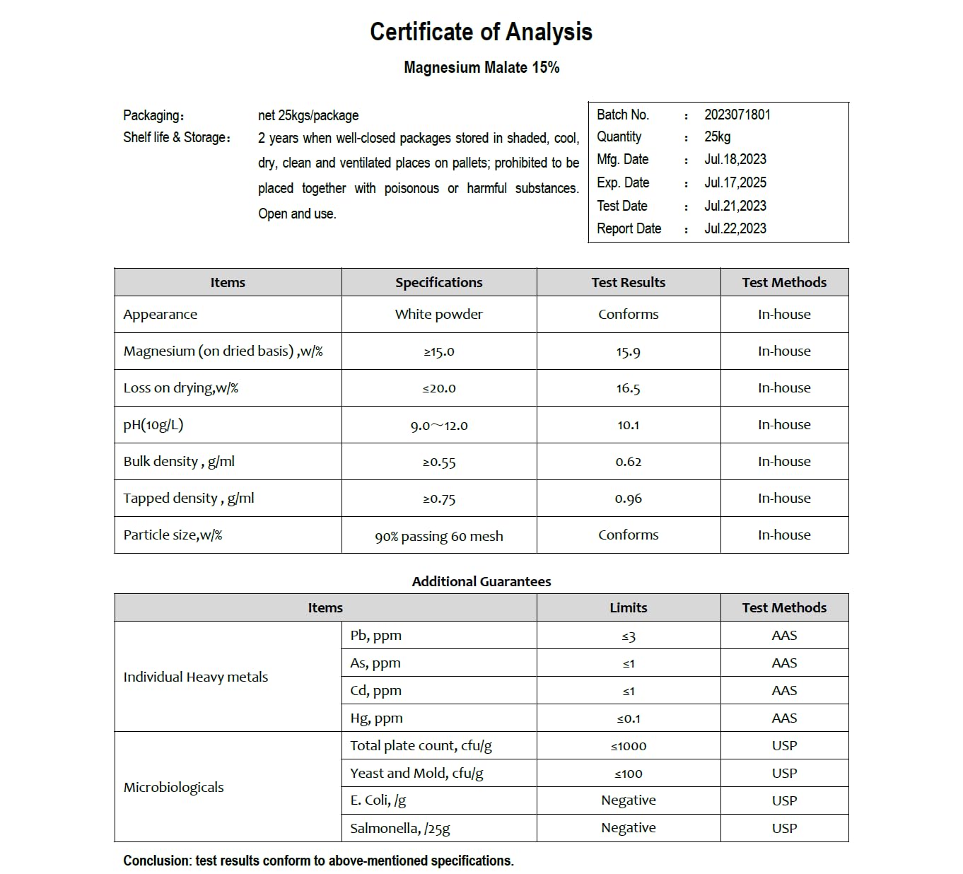Nature's Fusions Nutri Triple Magnesium Complex serving details indicating 440mg per dose.