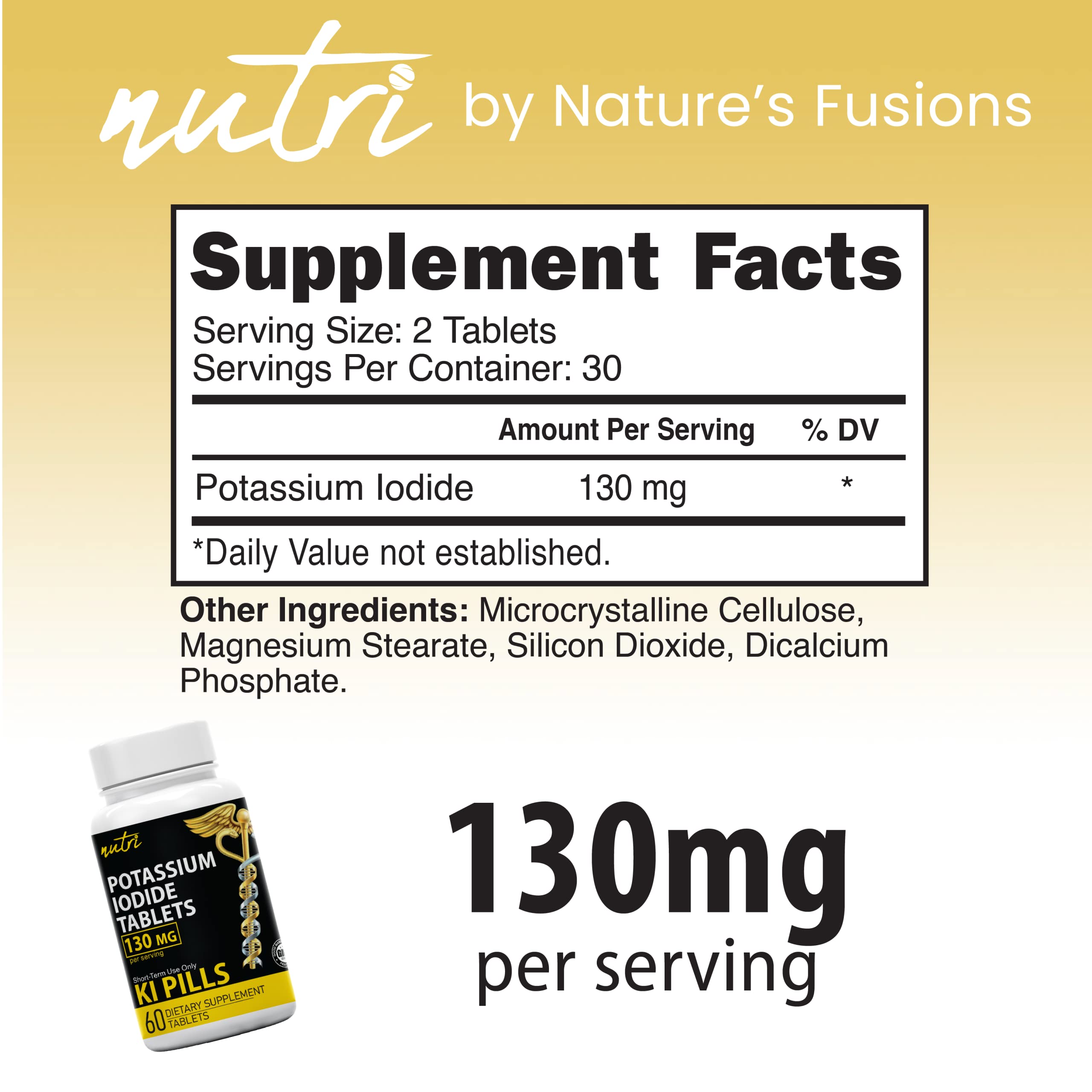 Nature's Fusions KI tablets in family prep kit for home readiness