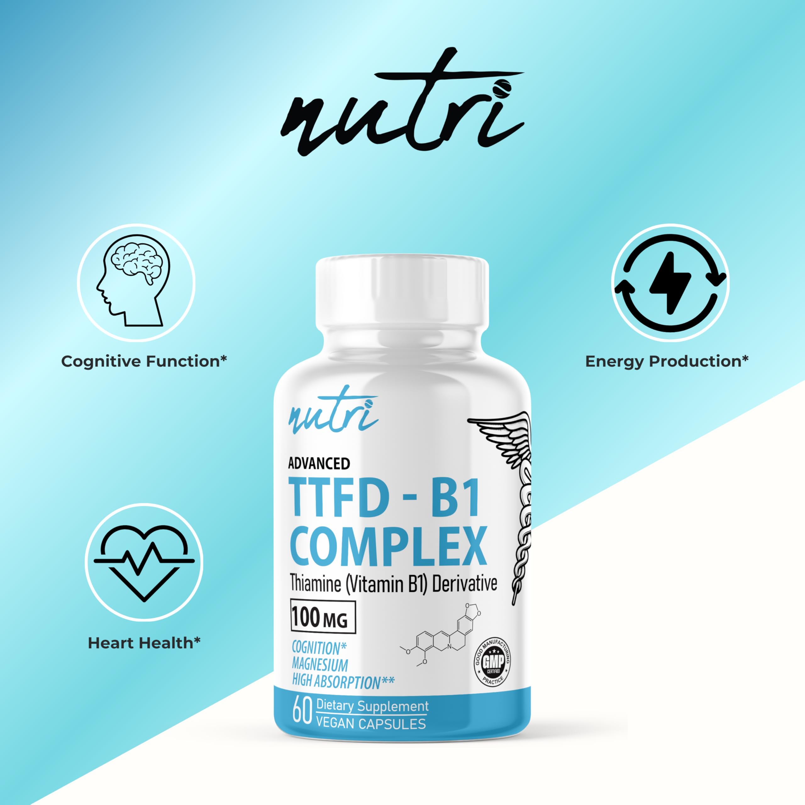 Nature's Fusions TTFD Thiamine produced in USA facility with GMP note