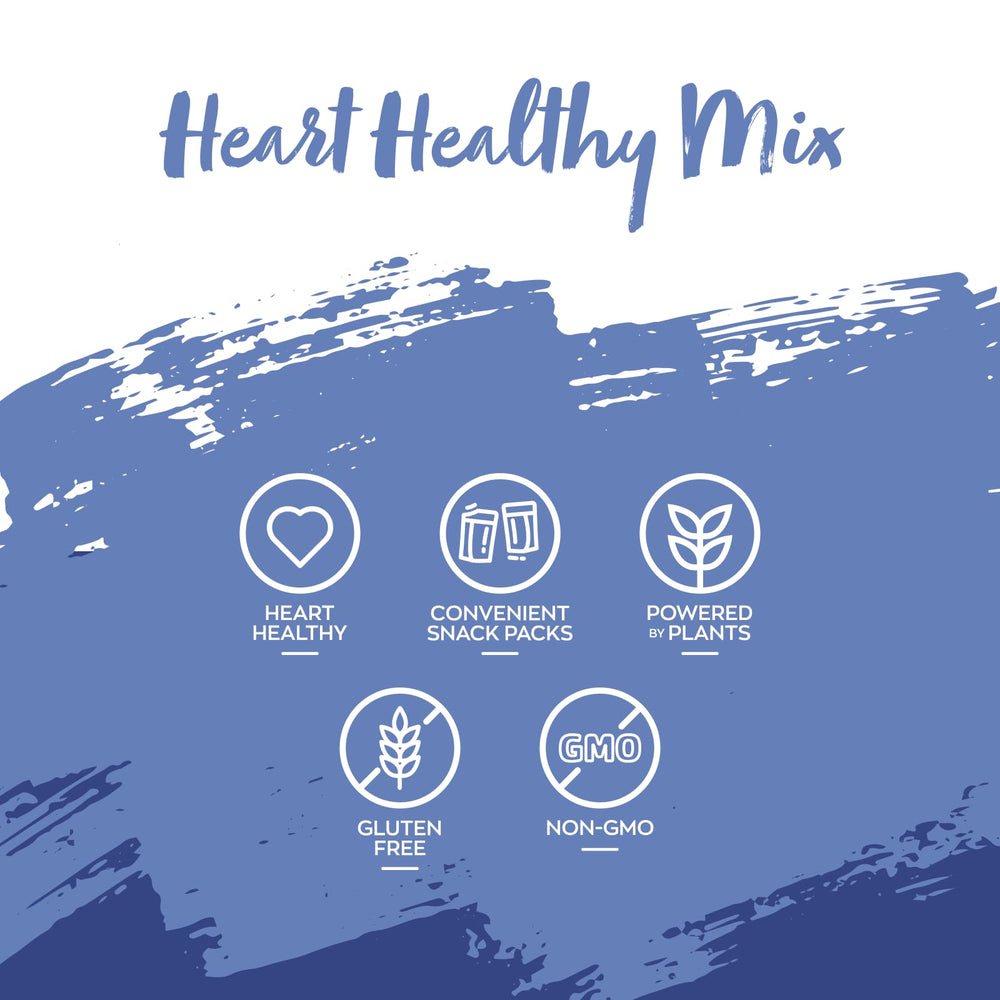 Heart Healthy Mix served atop a salad for added crunch.