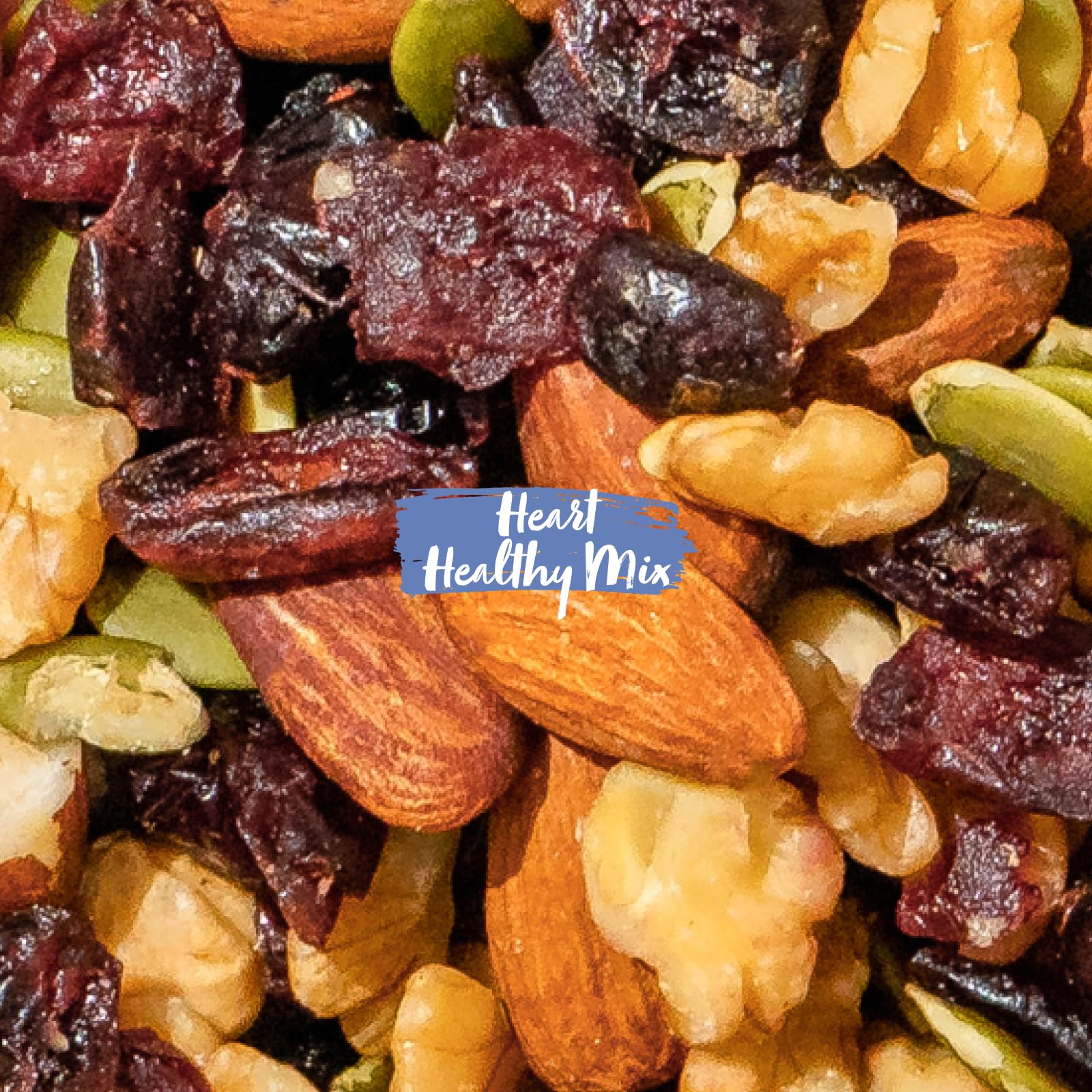 Open single-serve pouch of Nature's Garden Heart Healthy Mix.