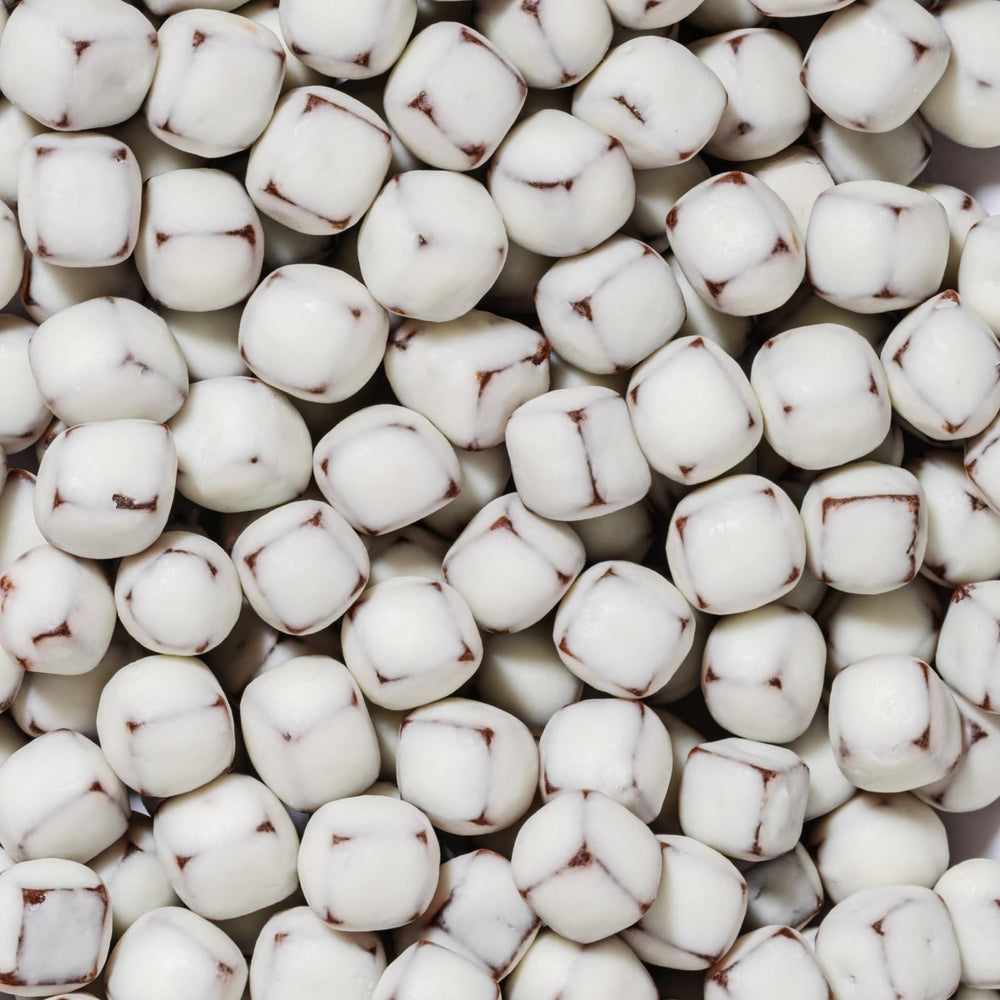 Nature's Garden Probiotic Yoggies yogurt-coated fruit close-up creamy texture